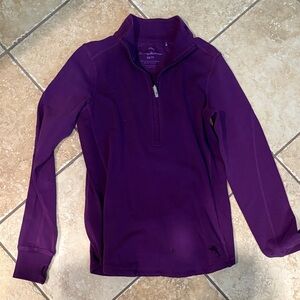 Purple Quarter-Zip Pullover